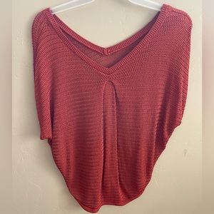WHBM Relaxed Dolman Sweater - burnt suede